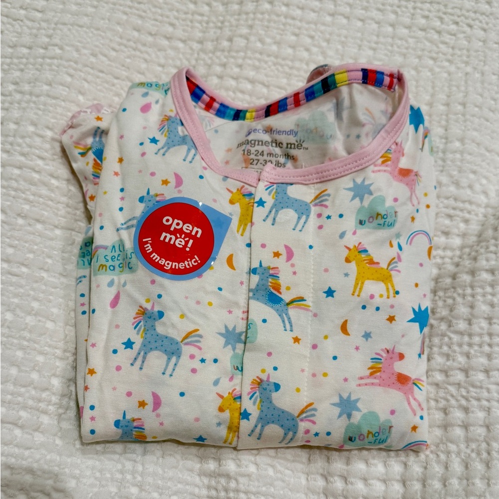 Magnetic Me Glitter Sparkle Unicorn Footie